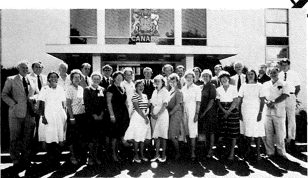 Canberra. Back row: Rt. Hon. E. Schreyer; S. Savage, G. Musgrove, R. Hughes, S. Davis, N. Haffey, D. Preston, J. Visutskie, J. Hanby, R. Ballhorn, D. George, J. Ethier, R. McLean. Front row: H. Armstrong, M. Hughes, M. MacMillan, M. Hall, R. Graham, D. Chierego, J. Greenizan, J. Boudreau, D. Crooks, L. Graham, P. Cordingley, M. Lowe, D. Graham. Absent: R. Boisvert, B. Thomas, S. Tario, P. Ridder, J. Leal, G. Taylor, I. Sherlock, W. Boudreau.