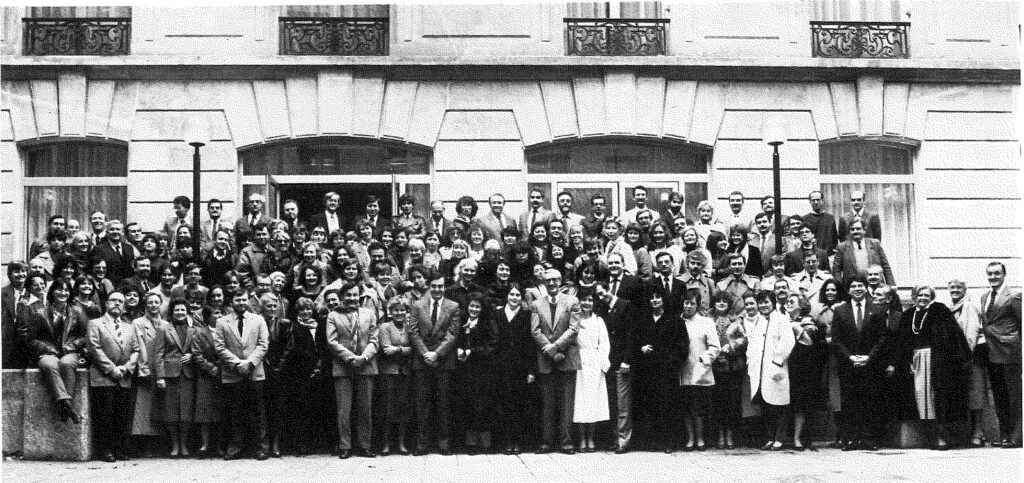 This is the team at Canada’s Paris, France, office. bout de papier decided against trying to list by name all the team members. Just try and imagine it: Front row, left to right, it wouldn’t work. How many can you identify.