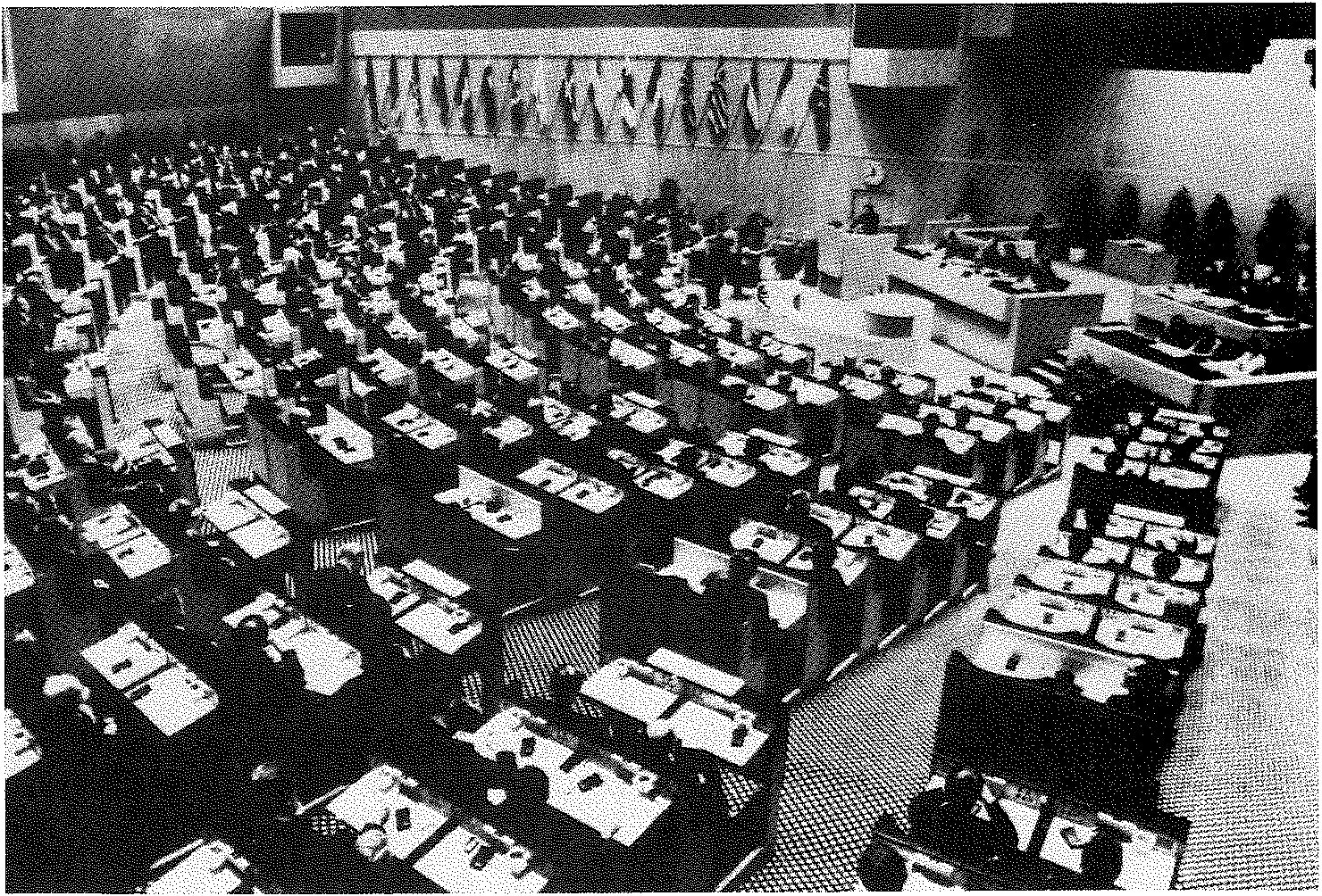 General view of an opening session of the Stockholm Conference.