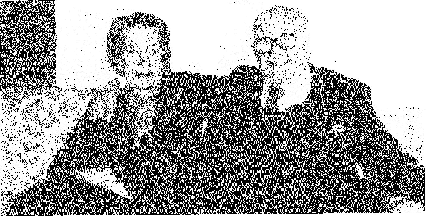 Alison and George Ignatieff at home, November 1986