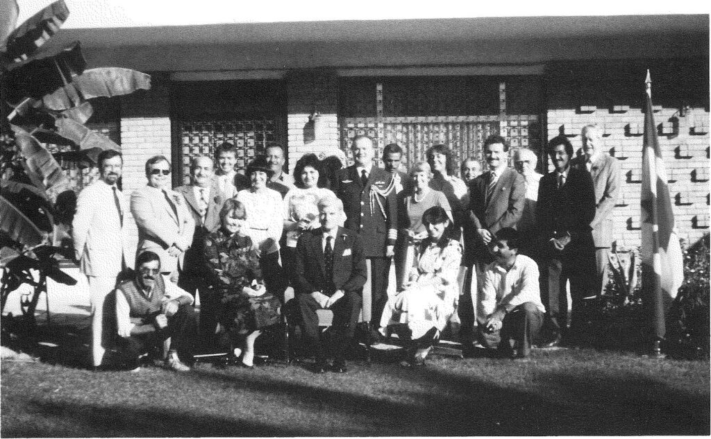 Staff of Canadian Embassy, Baghdad, November, 1987