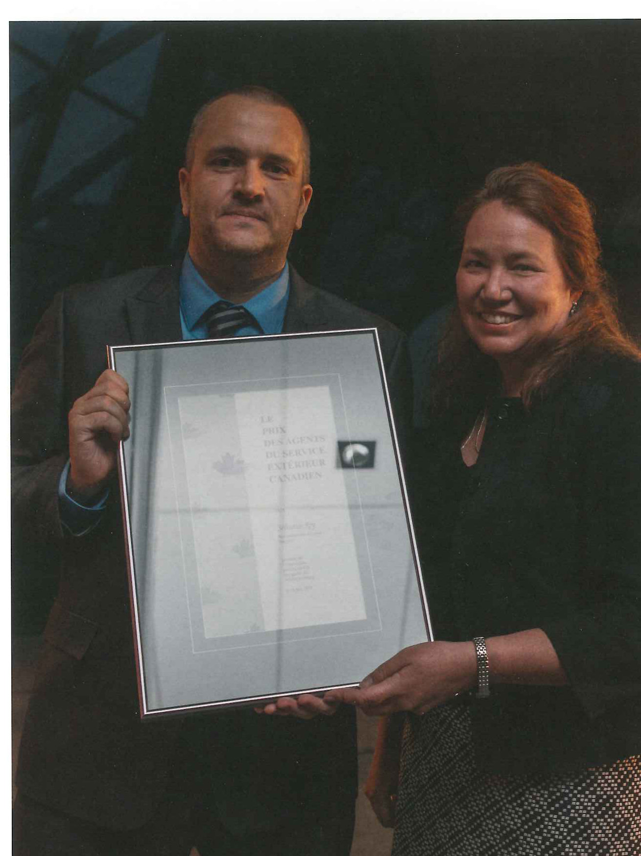 Sébastien Roy and Heather Jeffrey, Assistant Deputy Minister Consular, Security and Emergency Management.
