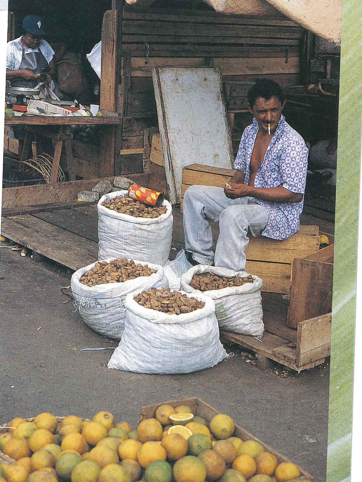 Brazil nut seller, Belem