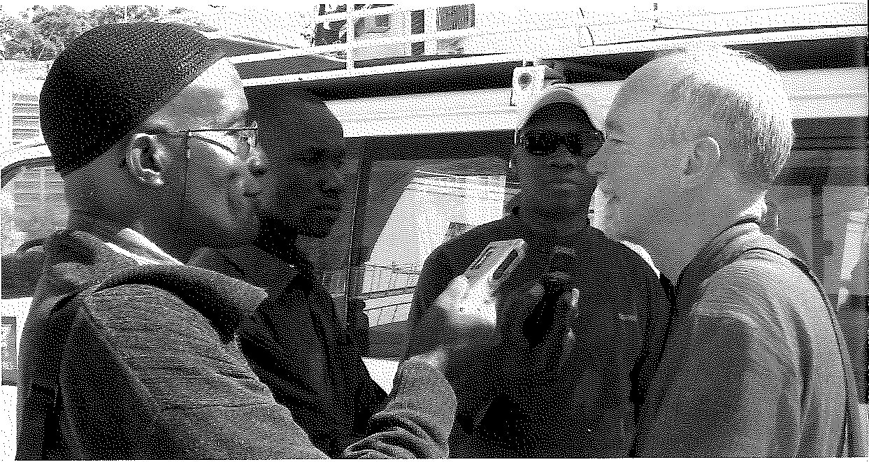 IDRC President David Malone (right) speaking with journalists in Dakar, Senegal.