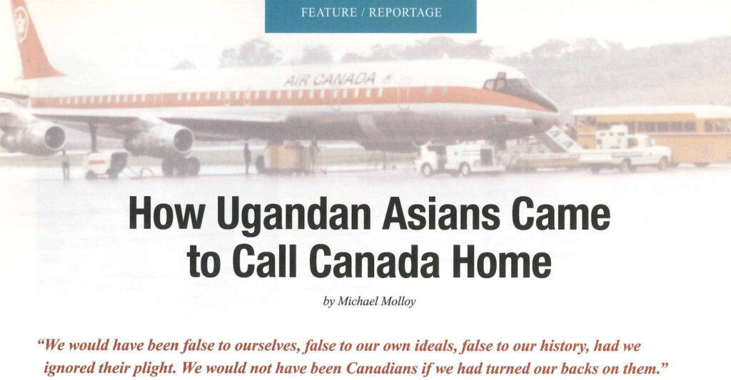 How Ugandan Asians Came to Call Canada Home
