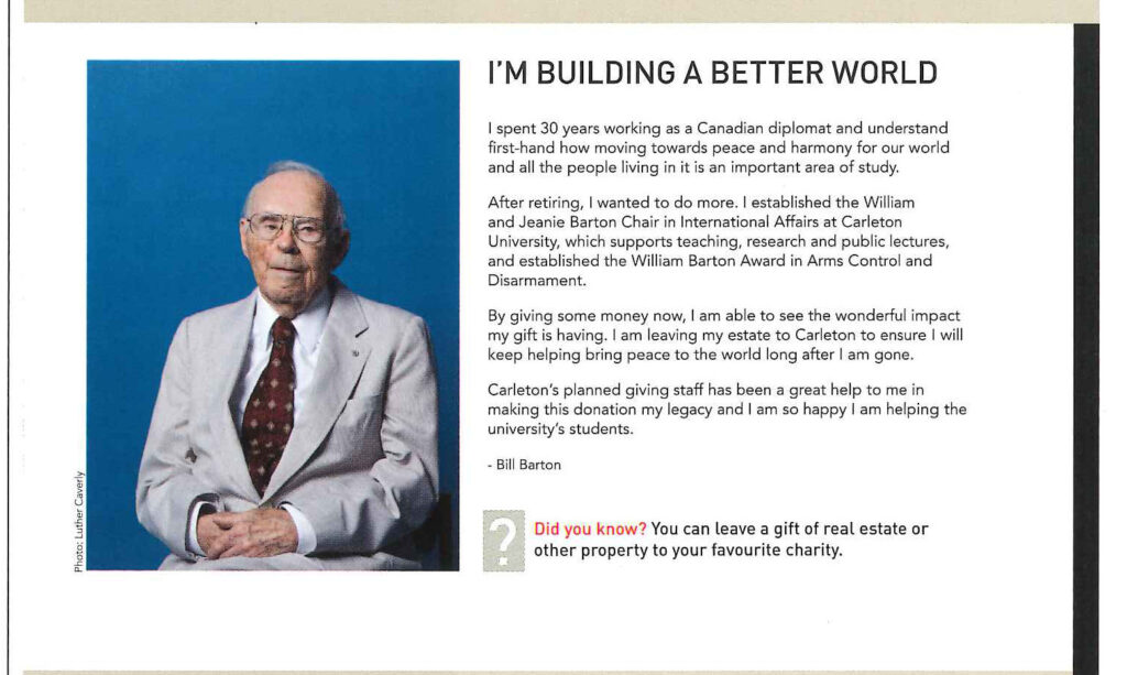 Bill Barton in Profile