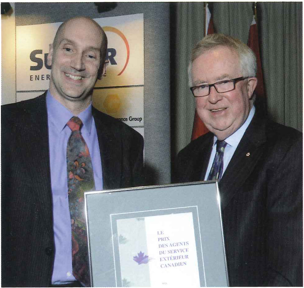 Robert Forest et le très honorable Joe Clark