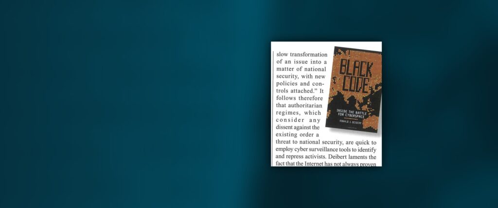 Black Code: Inside the Battle for Cyberspace