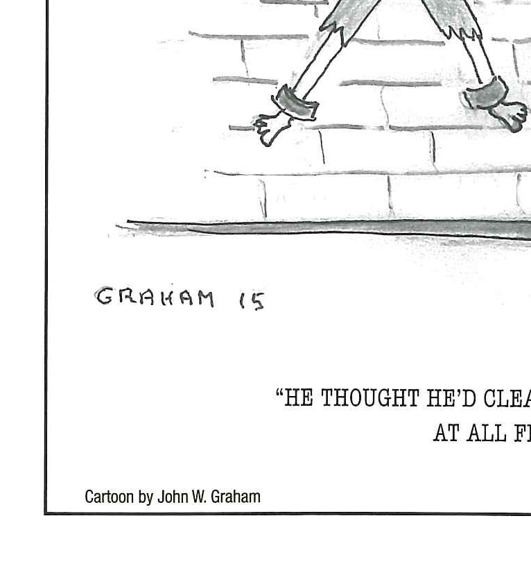 Cartoon by John W. Graham.