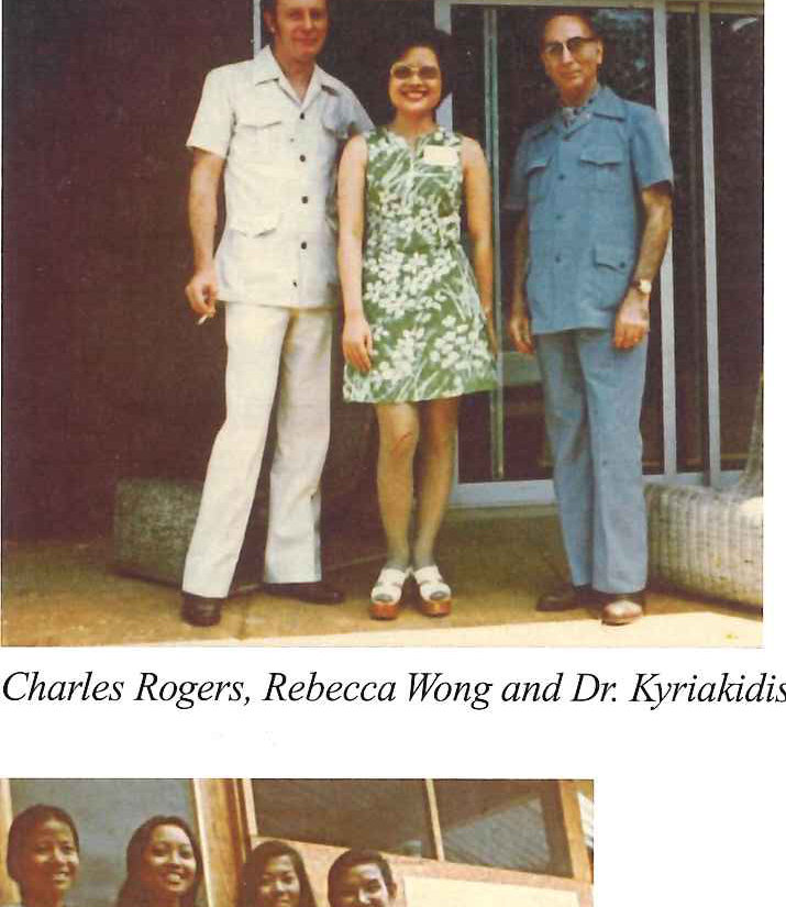 Charles Rogers, Rebecca Wong and Dr. Kyriakidis.