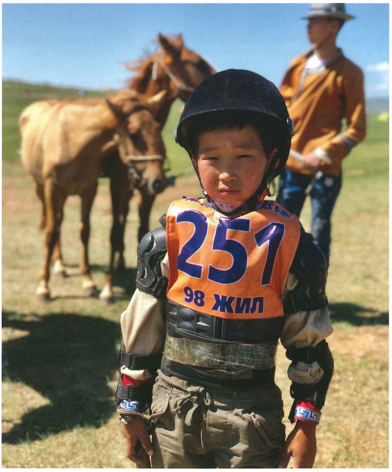 Troisième prix — Jockey en formation, Mongolie, par Kimberly Phillips
