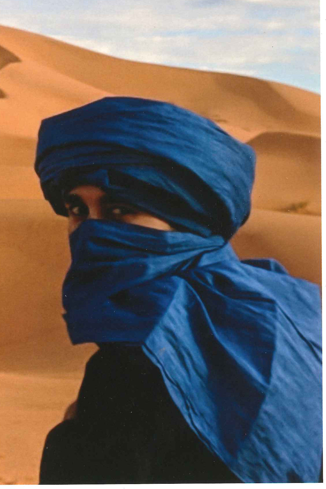 Premier prix — En haut, le ciel; en bas, le sable; à l’intérieur, la paix, l’erg Chebbi, Maroc, par Corina Pinto