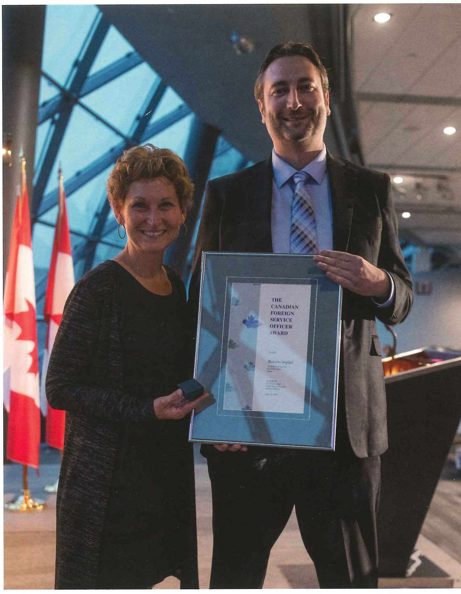 Lori MacDonald, Acting Deputy Minister of Immigration, Refugees and Citizenship Canada, and Malcolm Campbell