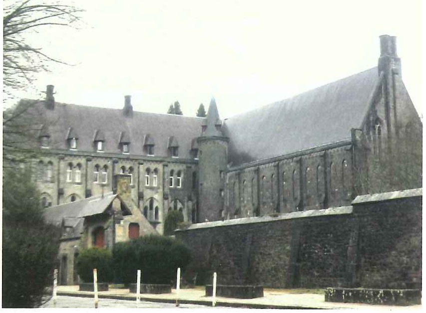 Maredsous Abbey, Anhée, Namur. Founded in 1872. Centre: Westmalle Abbey, Westmalle, Antwerp. Founded in 1794. Bottom: Orval Abbey, Florenville, province of Luxembourg. Founded in 1132.